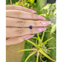 1.06 Ct. Blue Sapphire from Ceylon (Sri Lanka) Life Style