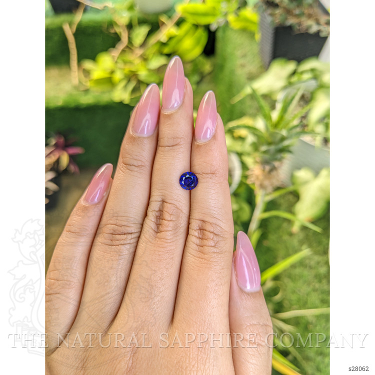 1.21 Ct. Blue Sapphire from Ceylon (Sri Lanka)