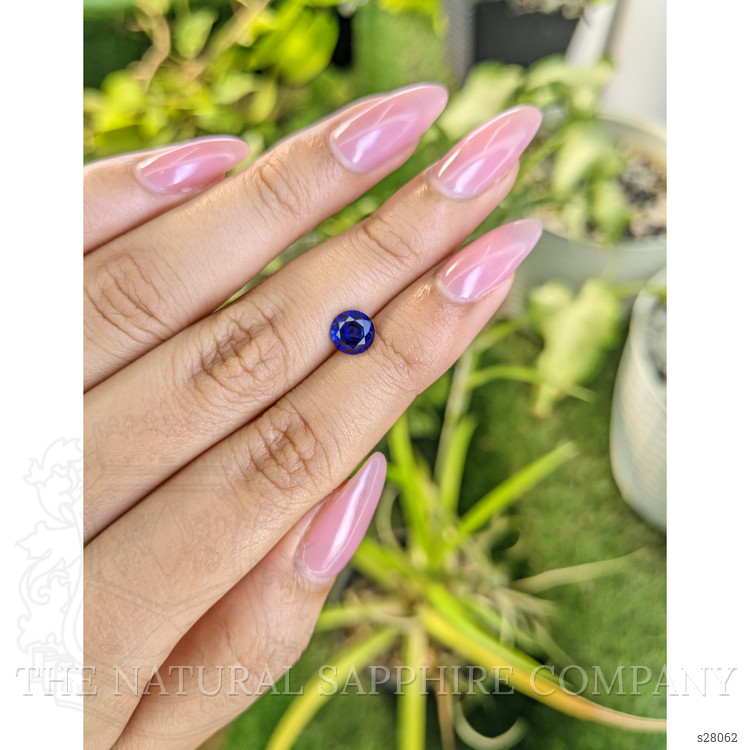1.21 Ct. Blue Sapphire from Ceylon (Sri Lanka)
