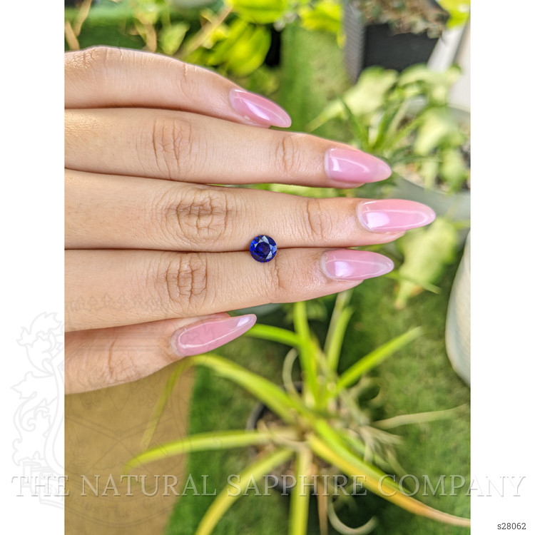 1.21 Ct. Blue Sapphire from Ceylon (Sri Lanka)