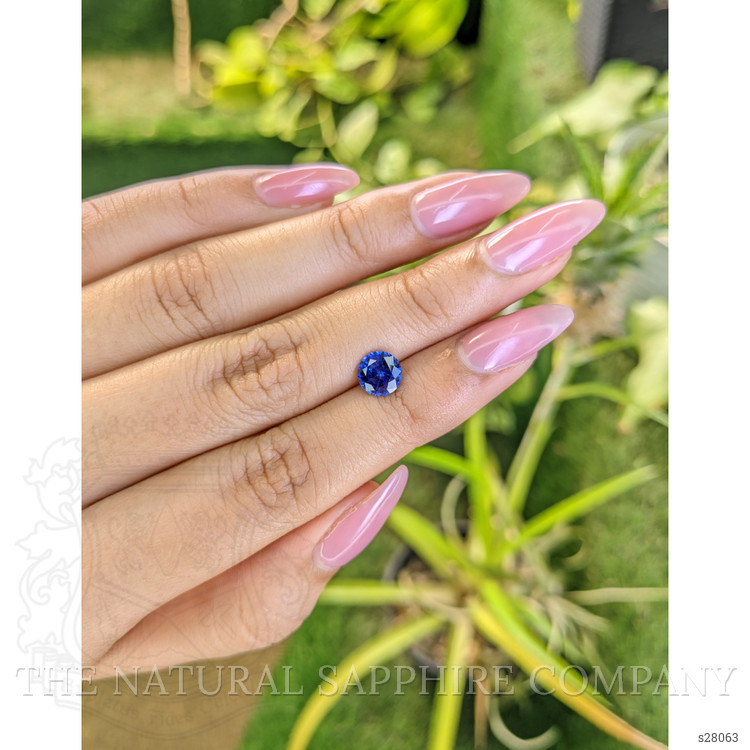 1.36 Ct. Blue Sapphire from Ceylon (Sri Lanka)
