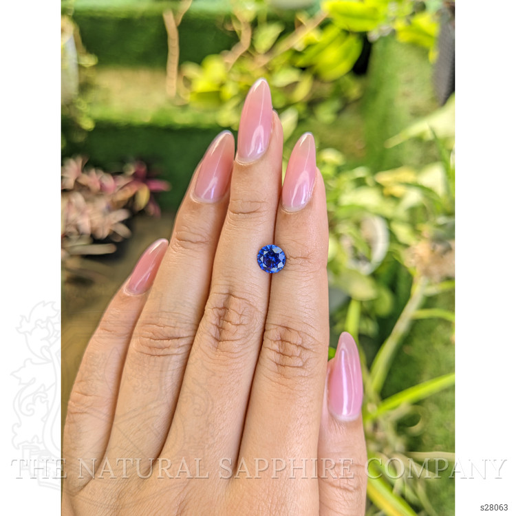 1.36 Ct. Blue Sapphire from Ceylon (Sri Lanka)