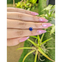 1.36 Ct. Blue Sapphire from Ceylon (Sri Lanka) Life Style