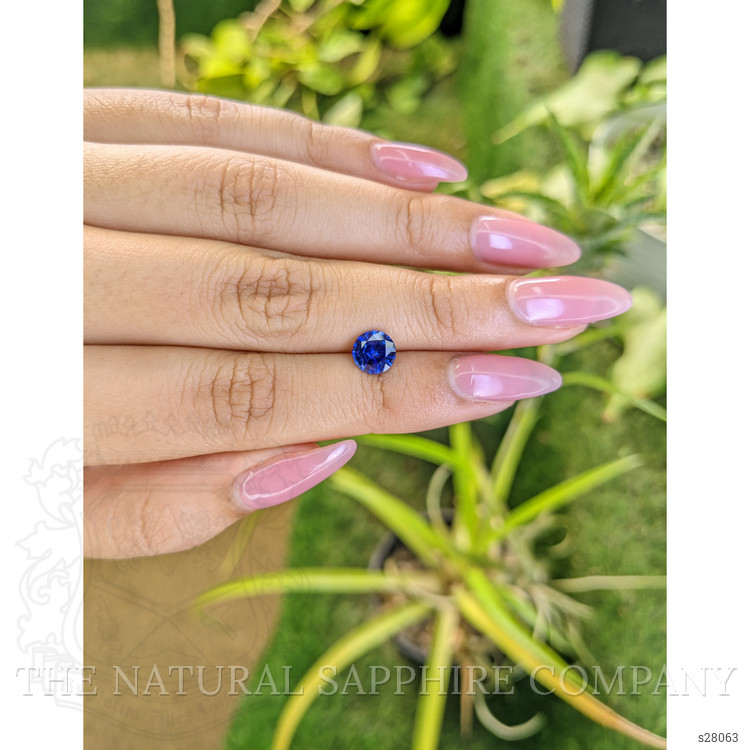 1.36 Ct. Blue Sapphire from Ceylon (Sri Lanka)