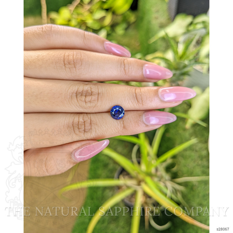 2.14 Ct. Blue Sapphire from Ceylon (Sri Lanka)