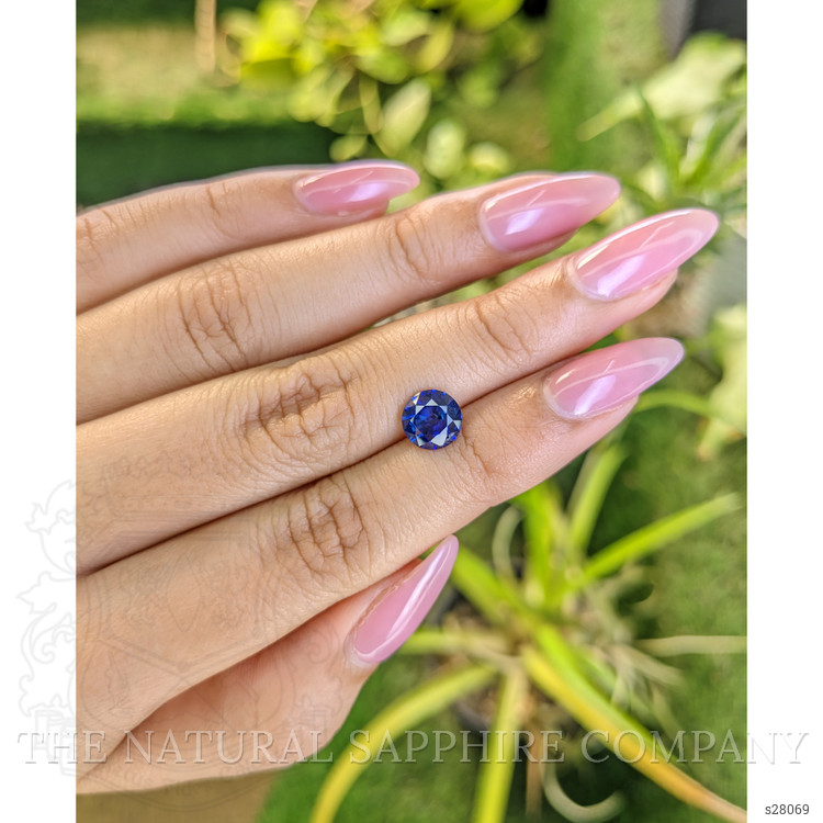 1.77 Ct. Blue Sapphire from Ceylon (Sri Lanka)