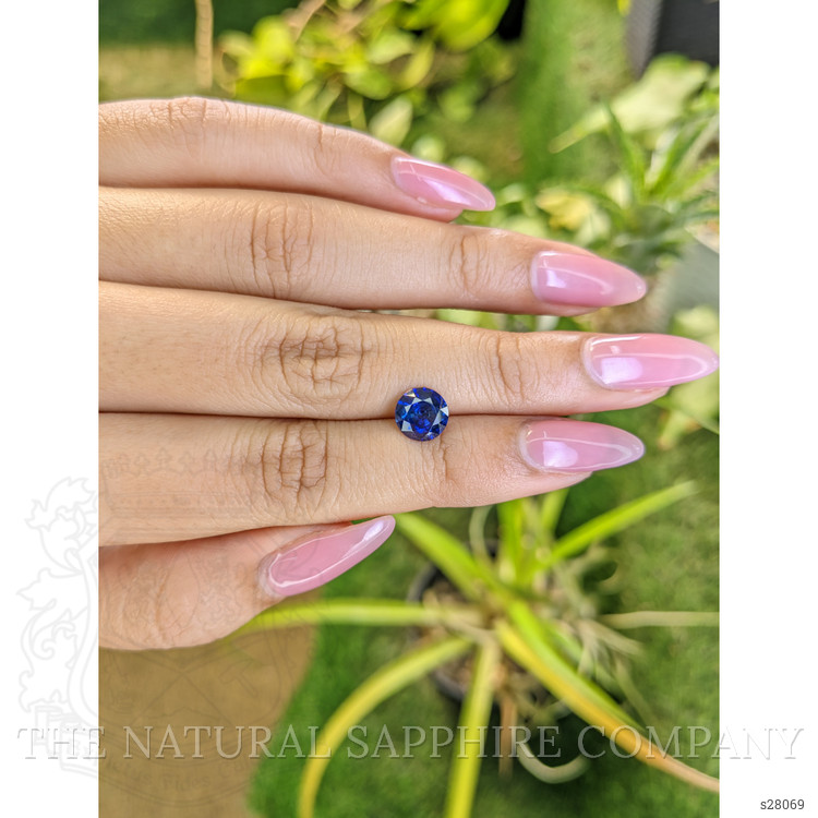 1.77 Ct. Blue Sapphire from Ceylon (Sri Lanka)