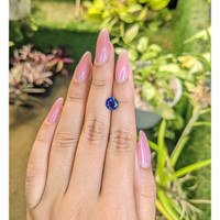 1.58 Ct. Blue Sapphire from Ceylon (Sri Lanka) Life Style