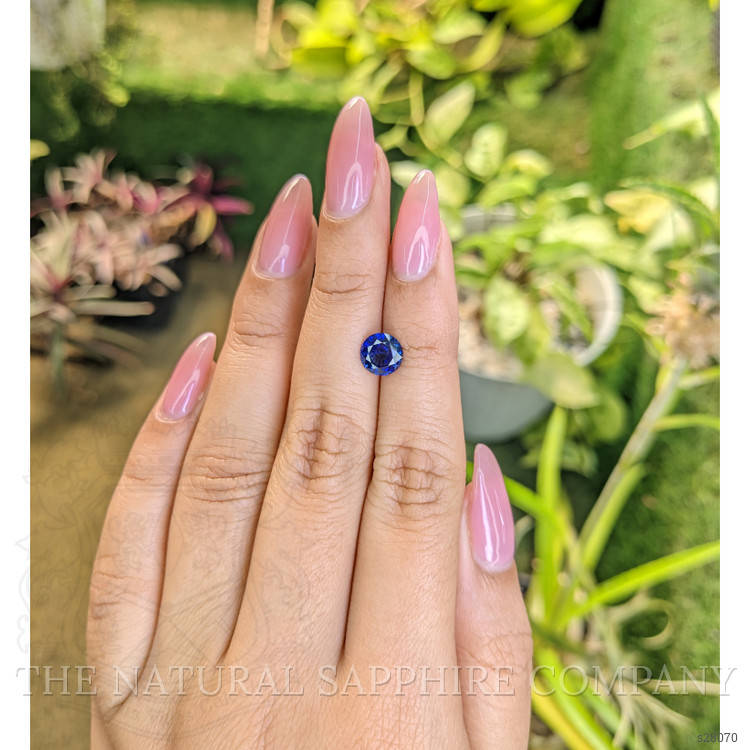 1.58 Ct. Blue Sapphire from Ceylon (Sri Lanka)