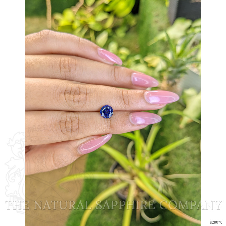 1.58 Ct. Blue Sapphire from Ceylon (Sri Lanka)