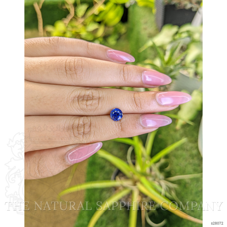 1.91 Ct. Blue Sapphire from Ceylon (Sri Lanka)
