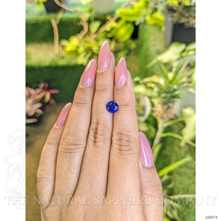 1.98 Ct. Blue Sapphire from Ceylon (Sri Lanka)