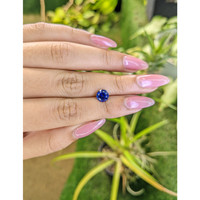 1.98 Ct. Blue Sapphire from Ceylon (Sri Lanka) Life Style