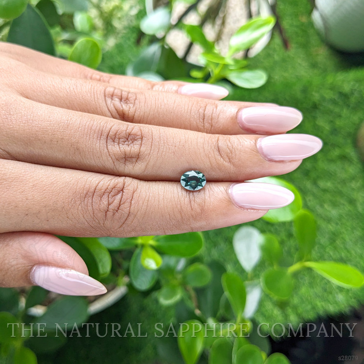 1.18 Ct. Bluish Green Sapphire from Madagascar