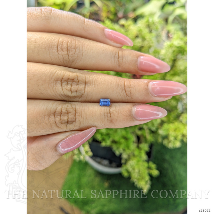 0.42 Ct. Blue Sapphire from Ceylon (Sri Lanka)