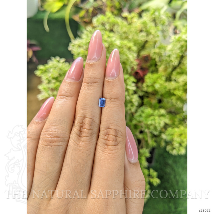 0.42 Ct. Blue Sapphire from Ceylon (Sri Lanka)