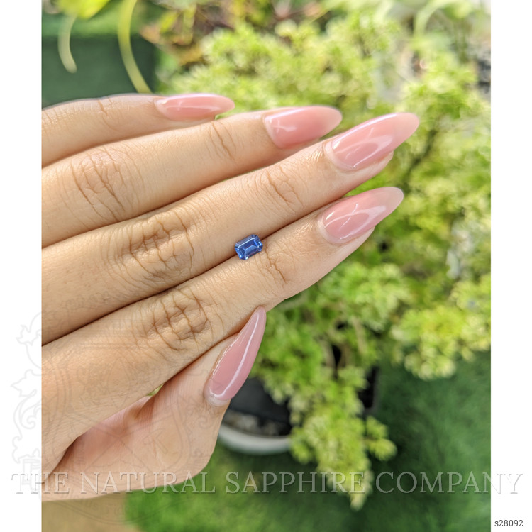 0.42 Ct. Blue Sapphire from Ceylon (Sri Lanka)