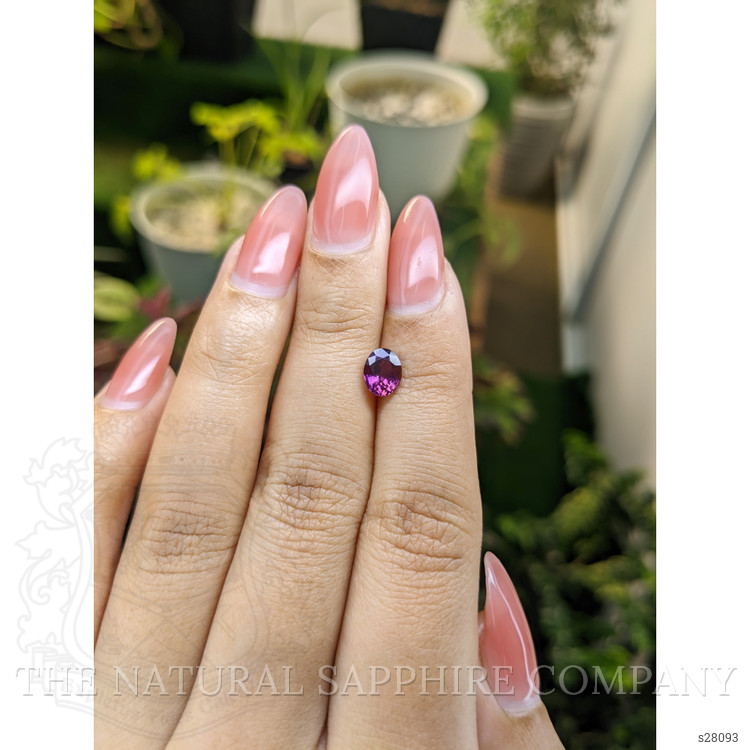 1.16 Ct. Pinkish Purple Sapphire from Ceylon (Sri Lanka)