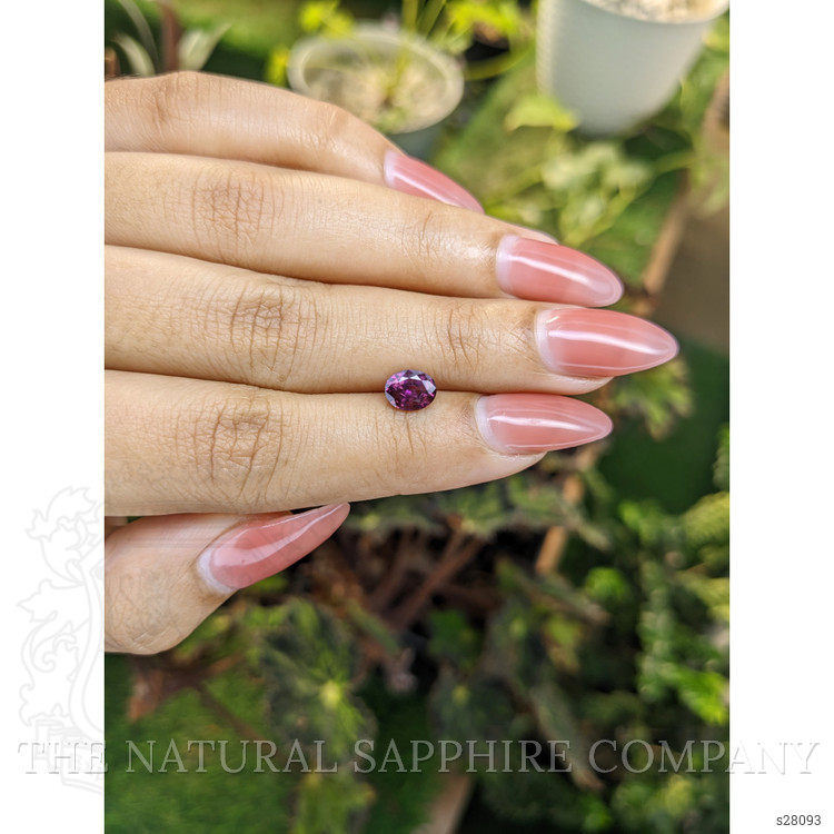 1.16 Ct. Pinkish Purple Sapphire from Ceylon (Sri Lanka)