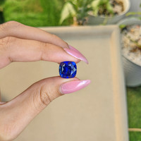 9.04 Ct. Blue Sapphire from Ceylon (Sri Lanka) Life Style
