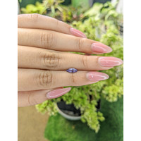 0.70 Ct. Violet Sapphire from Ceylon (Sri Lanka) Life Style