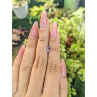 0.70 Ct. Violet Sapphire from Ceylon (Sri Lanka) Life Style