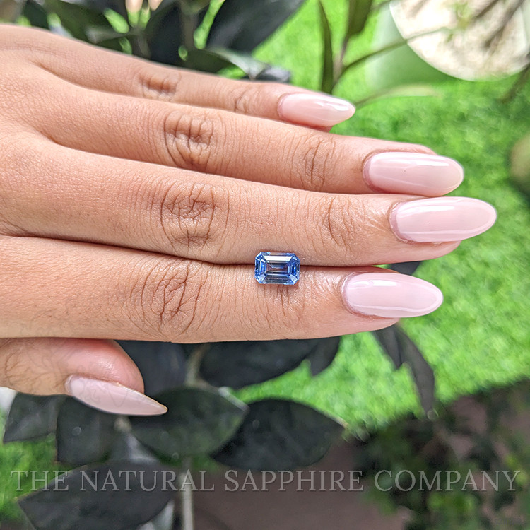 1.96 Ct. Bi Color Sapphire from Ceylon (Sri Lanka)