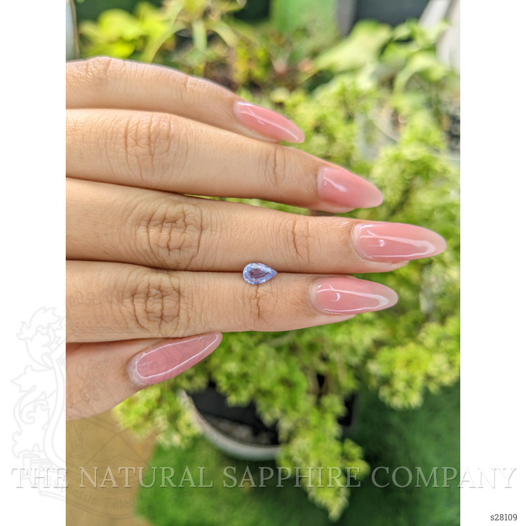 0.62 Ct. Blue Sapphire from Ceylon (Sri Lanka)