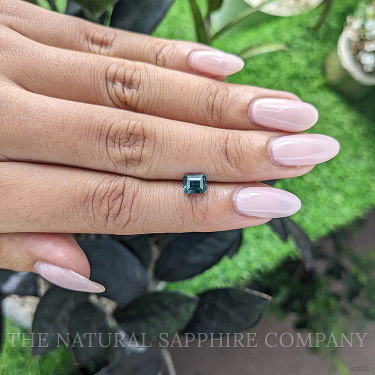 1.23 Ct. Bluish Green Sapphire from Madagascar