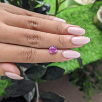 1.62 Ct. Pink Sapphire from Madagascar Life Style