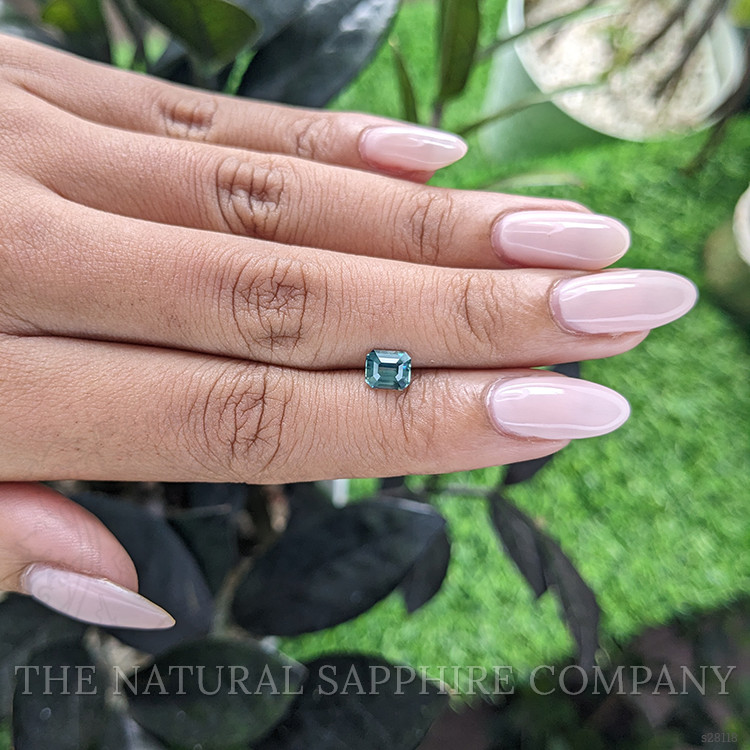 1.03 Ct. Bluish Green Sapphire from Madagascar