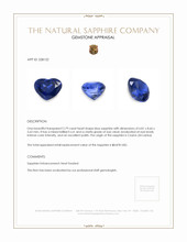 2.79 Ct. Blue Sapphire from Ceylon (Sri Lanka) Appraisal