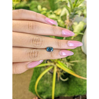 1.92 Ct. Greenish Blue Sapphire from Ceylon (Sri Lanka) Life Style