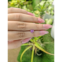 0.79 Ct. Pinkish Purple Sapphire from Ceylon (Sri Lanka) Life Style