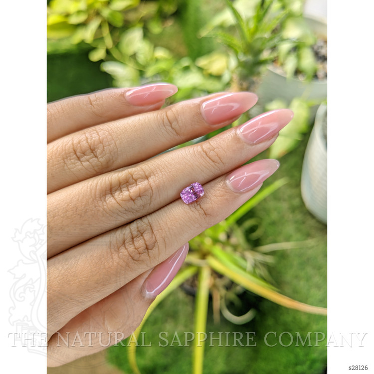 1.22 Ct. Purplish Pink Sapphire from Ceylon (Sri Lanka)
