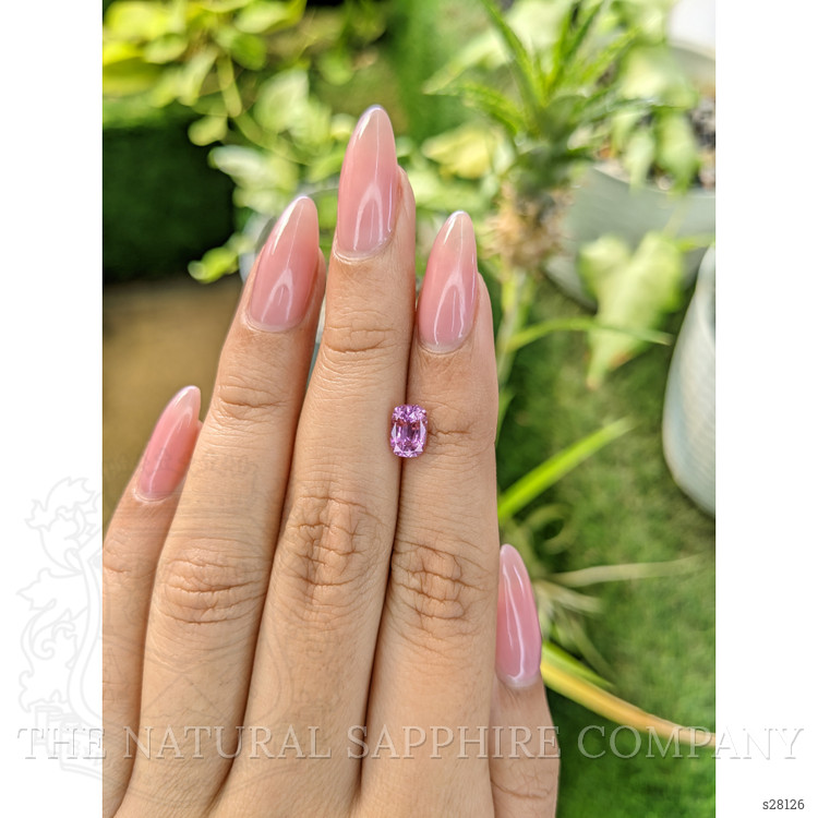 1.22 Ct. Purplish Pink Sapphire from Ceylon (Sri Lanka)