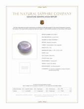 7.92 Ct. Bluish Grey Star Sapphire from Ceylon (Sri Lanka) Scan Report