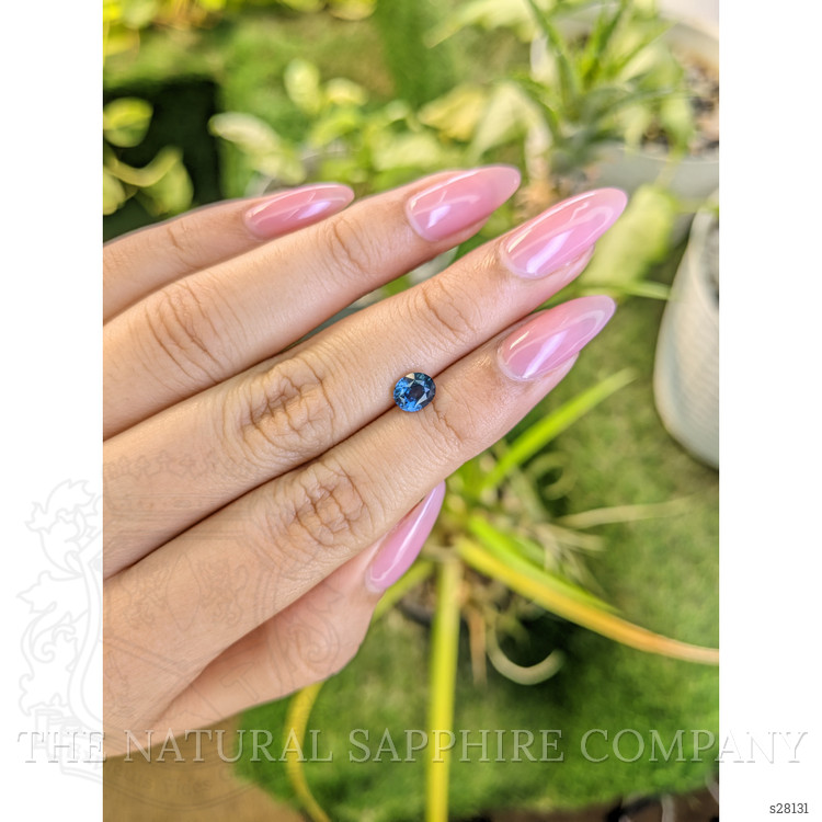 1.06 Ct. Blue Sapphire from Ceylon (Sri Lanka)