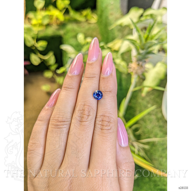 2.21 Ct. Blue Sapphire from Ceylon (Sri Lanka)