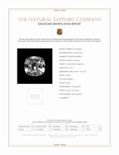 2.24 Ct. White Sapphire from Ceylon (Sri Lanka) Scan Report