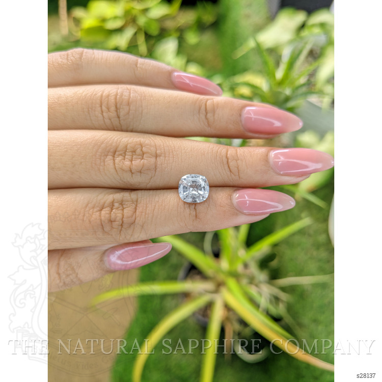 2.24 Ct. White Sapphire from Ceylon (Sri Lanka)