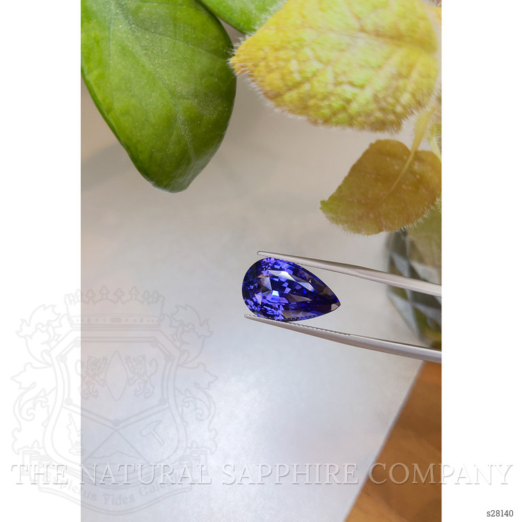 12.30 Ct. Bluish Purple Sapphire from Ceylon (Sri Lanka)
