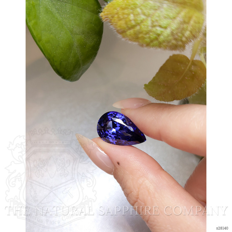 12.30 Ct. Bluish Purple Sapphire from Ceylon (Sri Lanka)