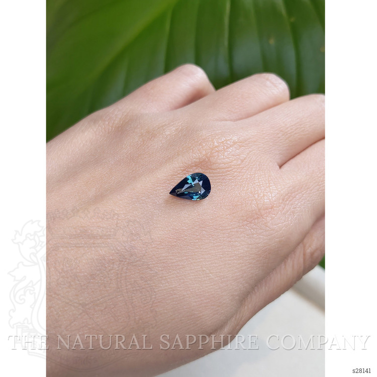 2.07 Ct. Greenish Blue Sapphire from Ceylon (Sri Lanka)