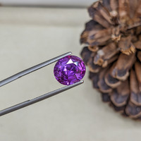 6.06 Ct. Purple Sapphire from Ceylon (Sri Lanka) Life Style