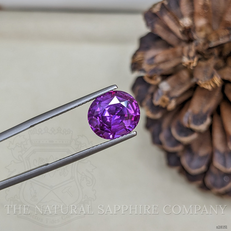 6.06 Ct. Purple Sapphire from Ceylon (Sri Lanka)
