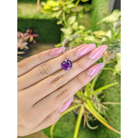6.06 Ct. Purple Sapphire from Ceylon (Sri Lanka) Life Style