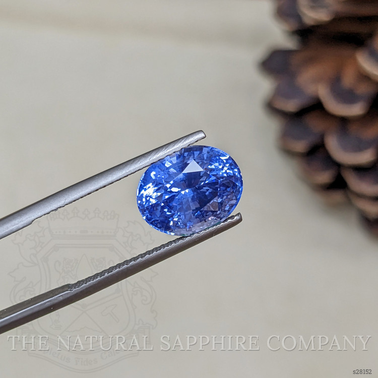 5.97 Ct. Blue Sapphire from Ceylon (Sri Lanka)