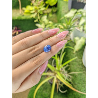 5.97 Ct. Blue Sapphire from Ceylon (Sri Lanka) Life Style
