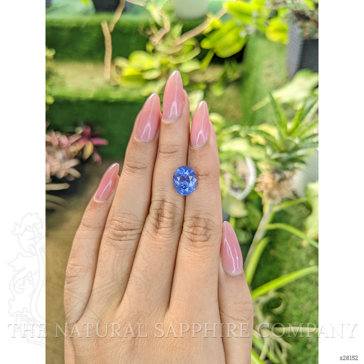 5.97 Ct. Blue Sapphire from Ceylon (Sri Lanka)